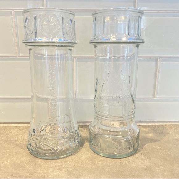 2 VINTAGE Red Lobster Collectible 12 oz. Clear Drinking Glass 7.5" High - Picture 6 of 8